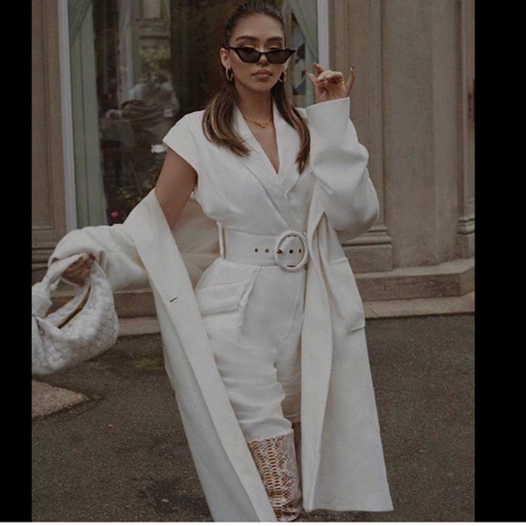 Shona Joy Bonita Fitted Jumpsuit In Ivory New with Tags! - Picture 7 of 13